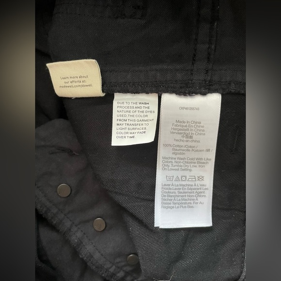 New Madewell Men Cargo Pants Relaxed Straight Jeans Size 31 - Picture 7 of 9